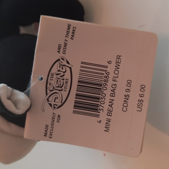 Disney Store Mini Bean Bag Flower Bambi new with tags - Picture 5 of 6